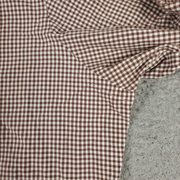 Ralph Lauren Shirt Mens Large Brown Check Pony Casual Button Up Long Sleeve * - Picture 5 of 9